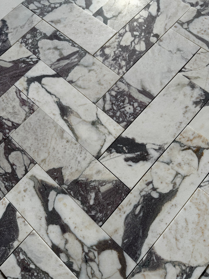 Calacatta Viola Marble Tile 4x12